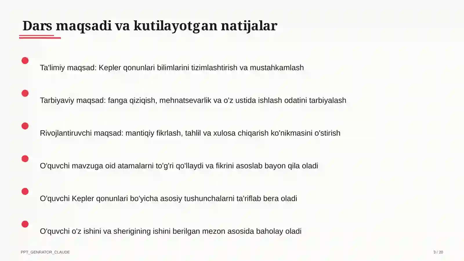 Kepler qonunlari (10-sinf) 3