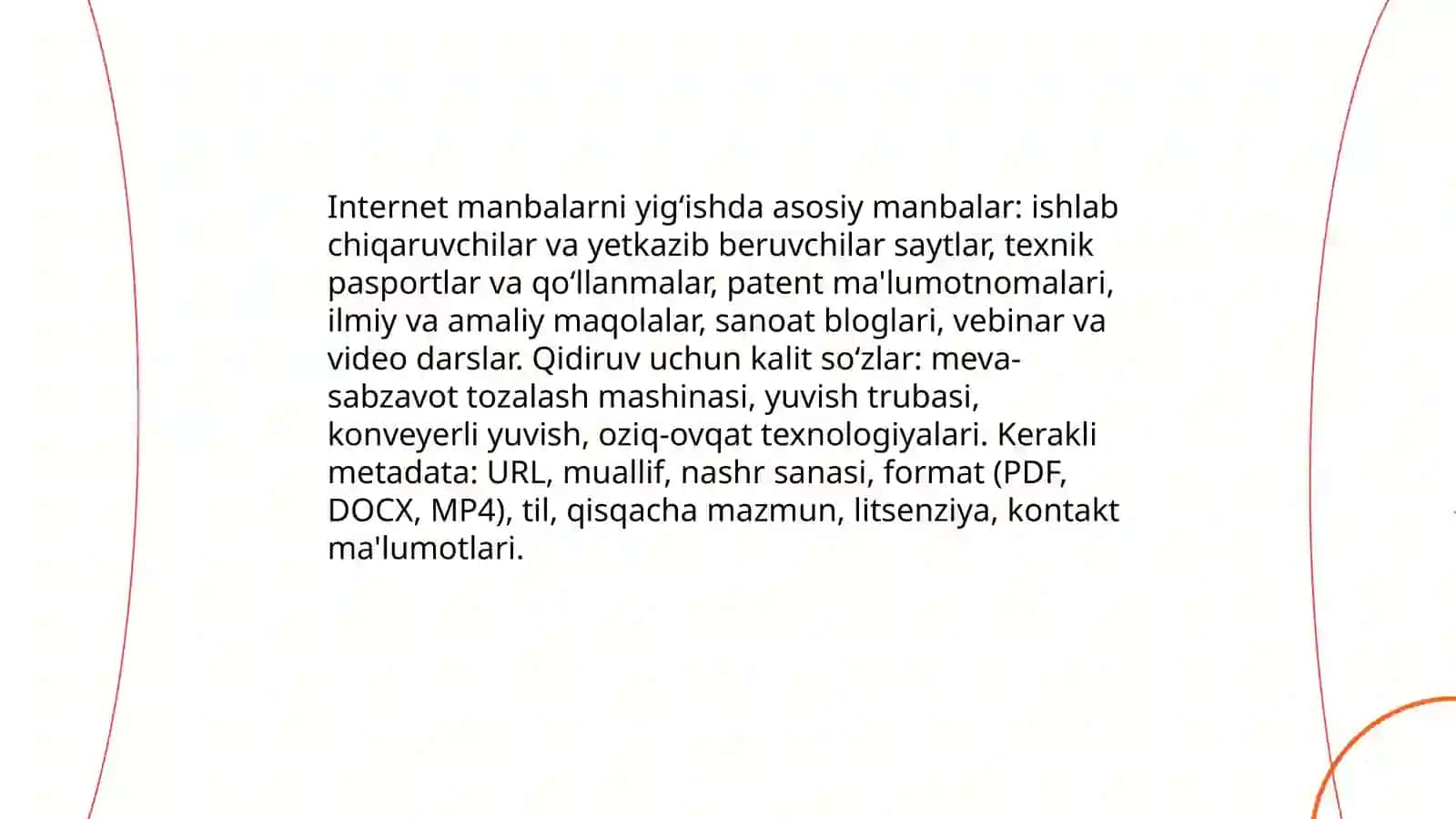 Meva-sabzavot mahsulotlarini dastlabki qayta ishlash mashinalari 3