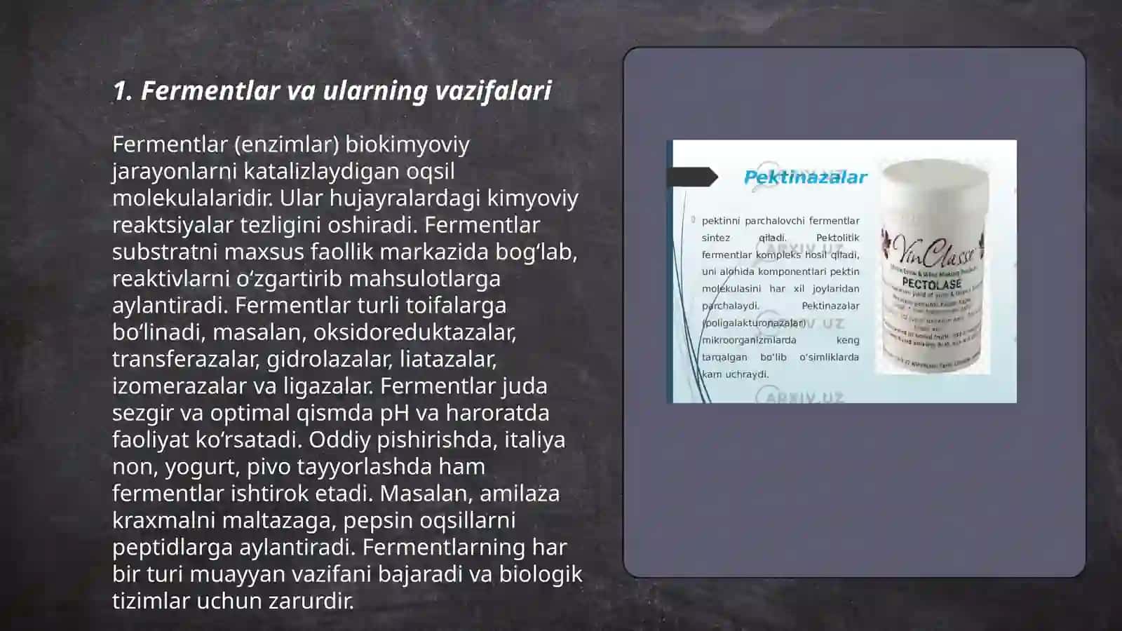 Fermentlar yordamida aminokislotalar sintezi 3