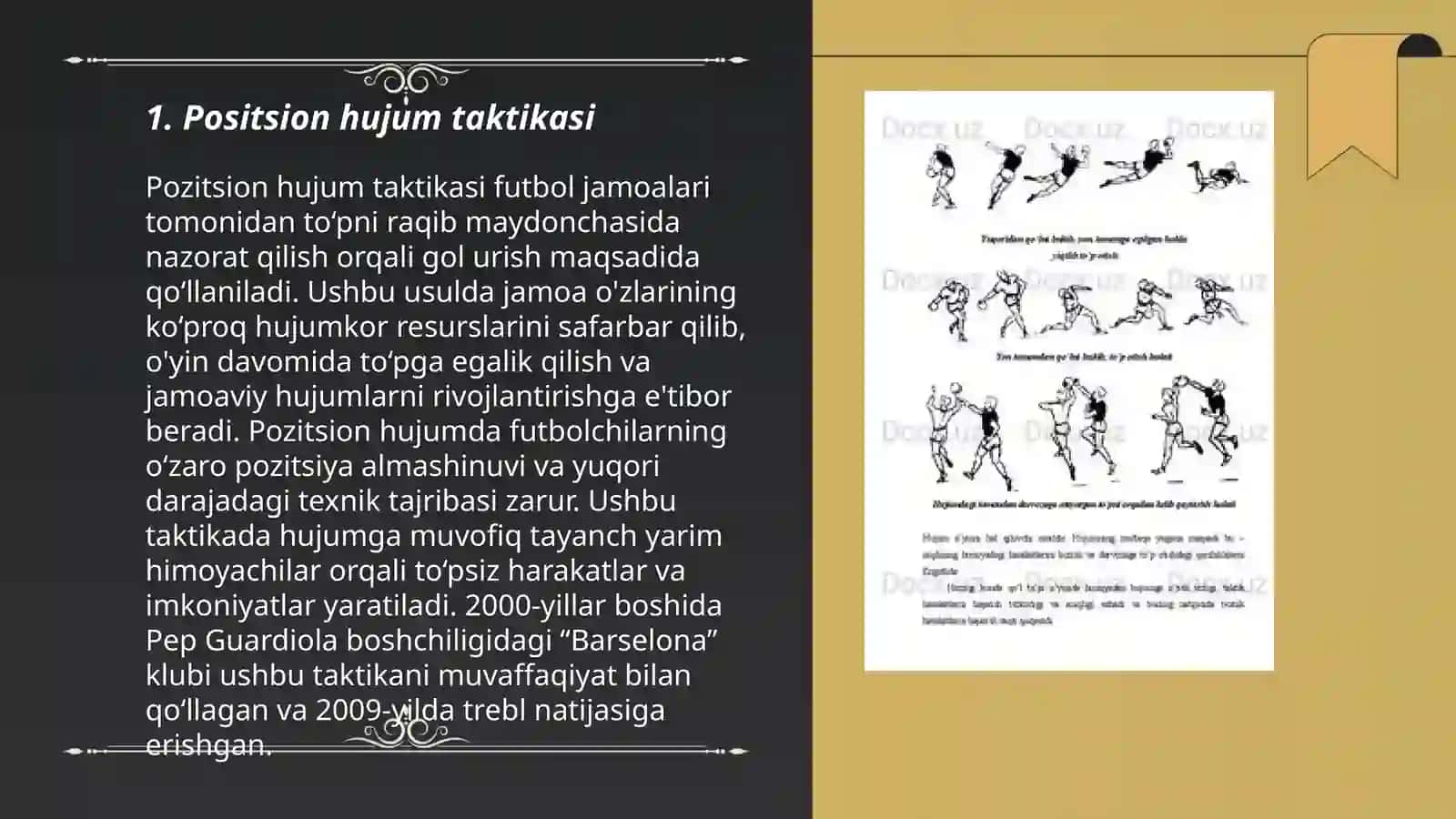 Gandbol taktik tayyorgarlik 3