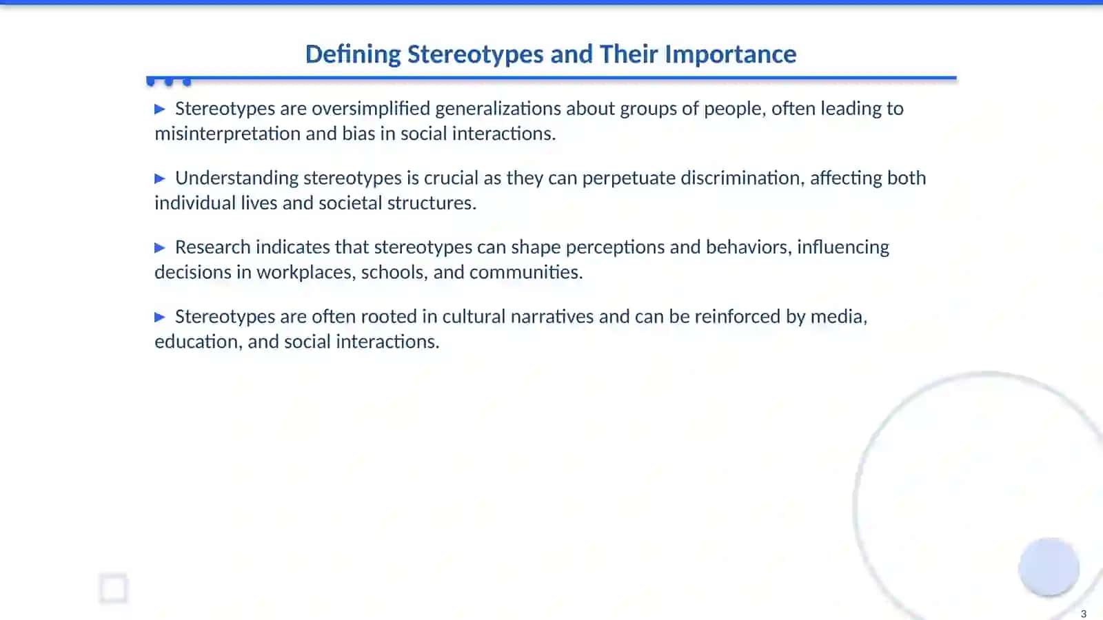 Understanding Stereotypes: Breaking Down Prejudice 3