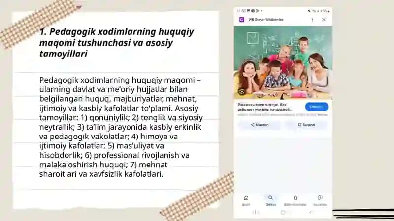 Pedagogik xodimlarning huquqiy maqomi tushunchasi va asosiy tamoyillari 3