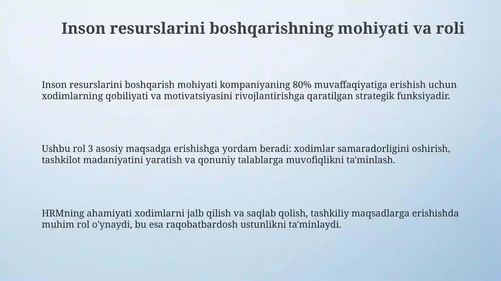 Inson resurslarini boshqarishda boshqarish va nazorat 3