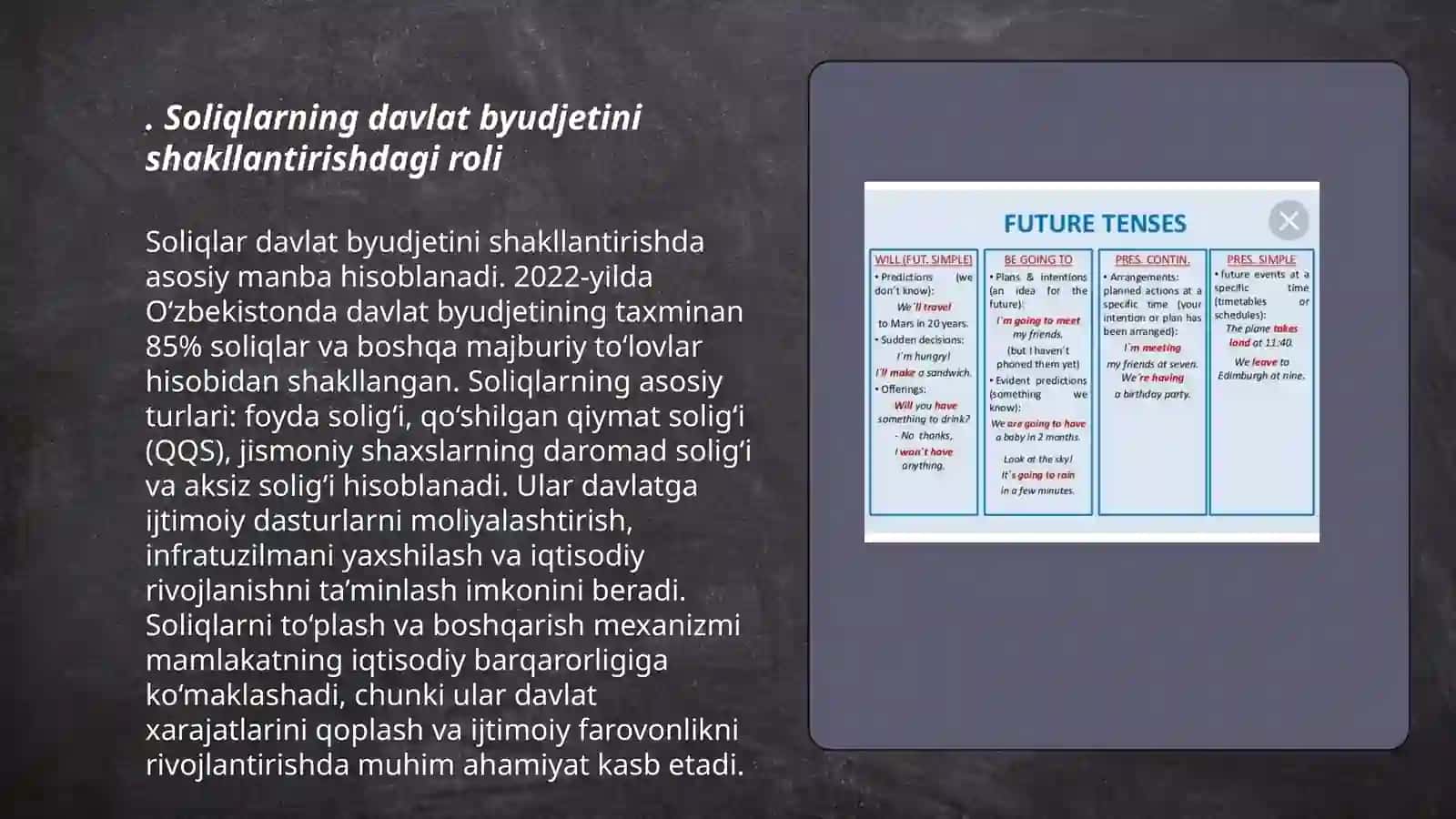 Davlat byudjeti daromadlarini shakllantirishda soliqlarning tutgan o'rni va ahamiyati 3