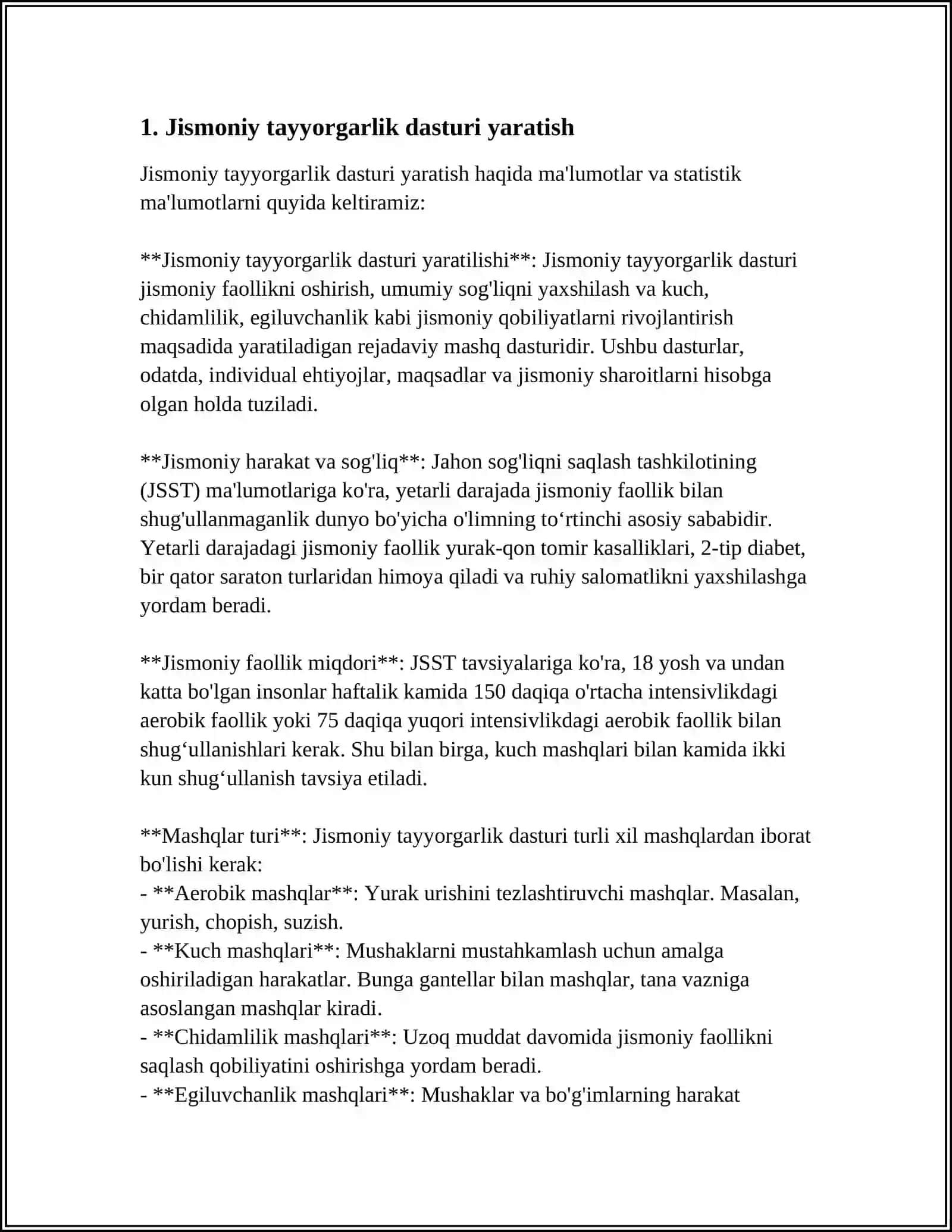 SPORT OʻYINLARI TURLARI BILAN MUSTAQIL SHUGʻULLANISH 3