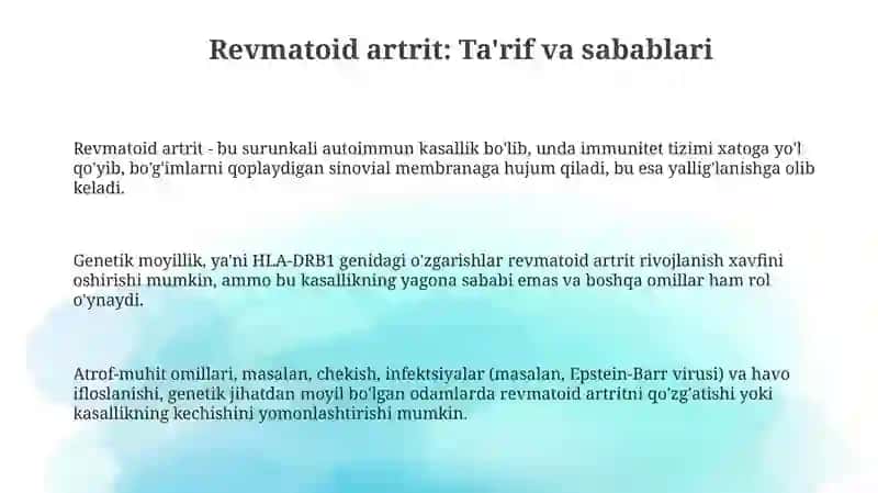 Revmatoyet Artred 3