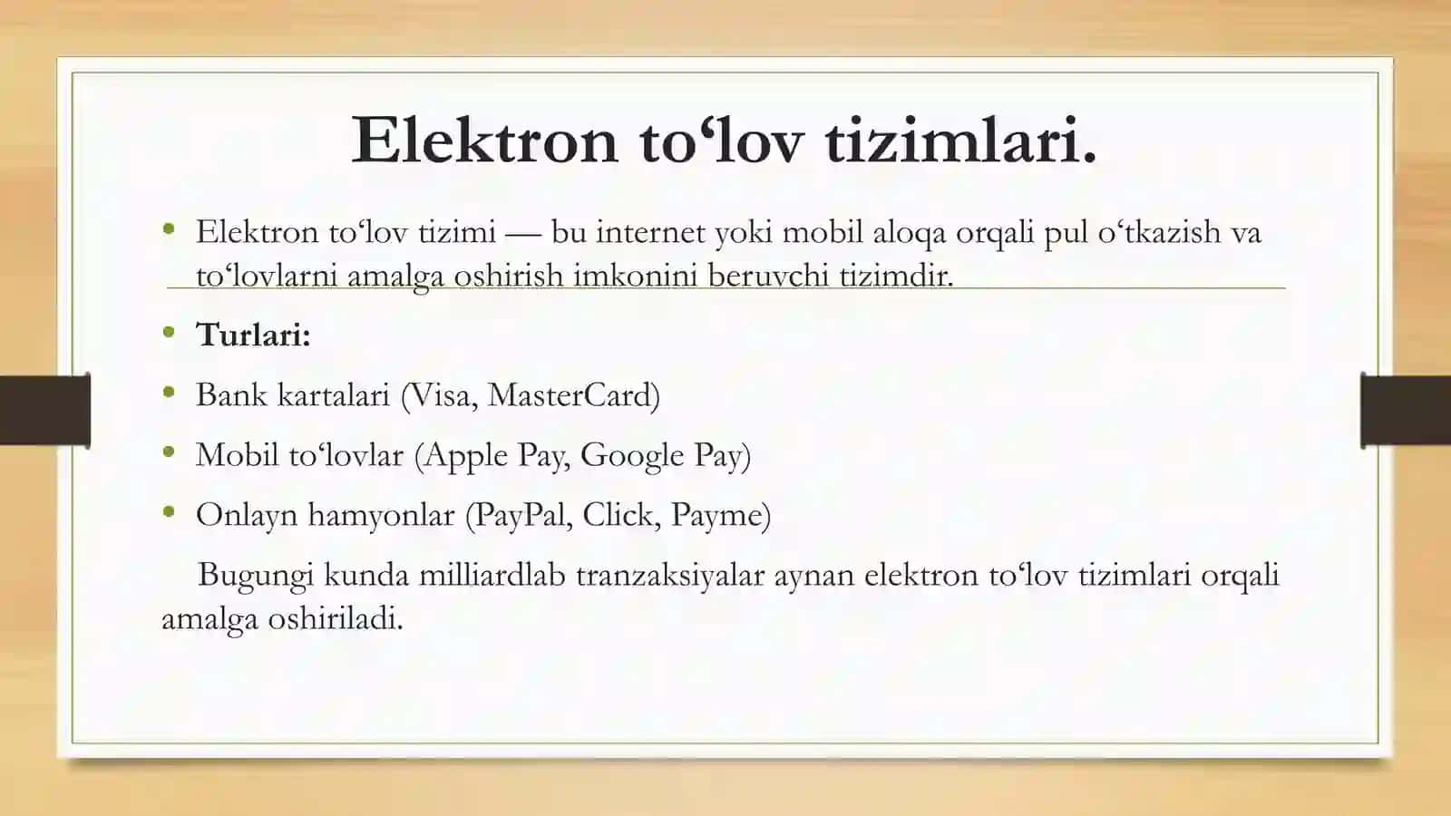 Elektron to‘lov tizimlarida axborot xavfsizligini ta’minlash choralari 3