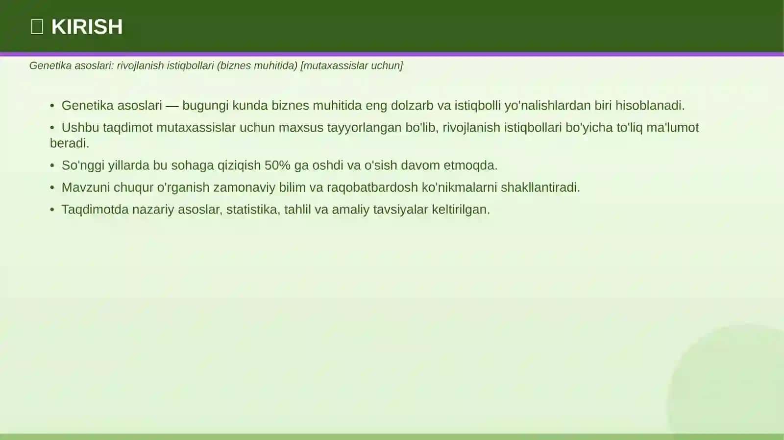 GENETIKA ASOSLARI 3