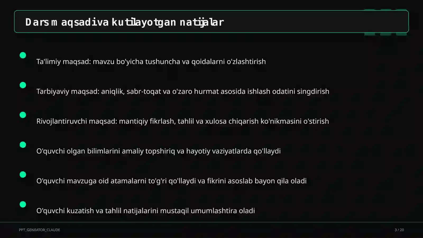 Simmetriya: o'q va markaziy simmetriya (6-sinf) 3