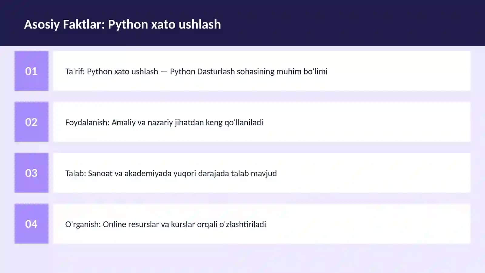 Python xato ushlash 3