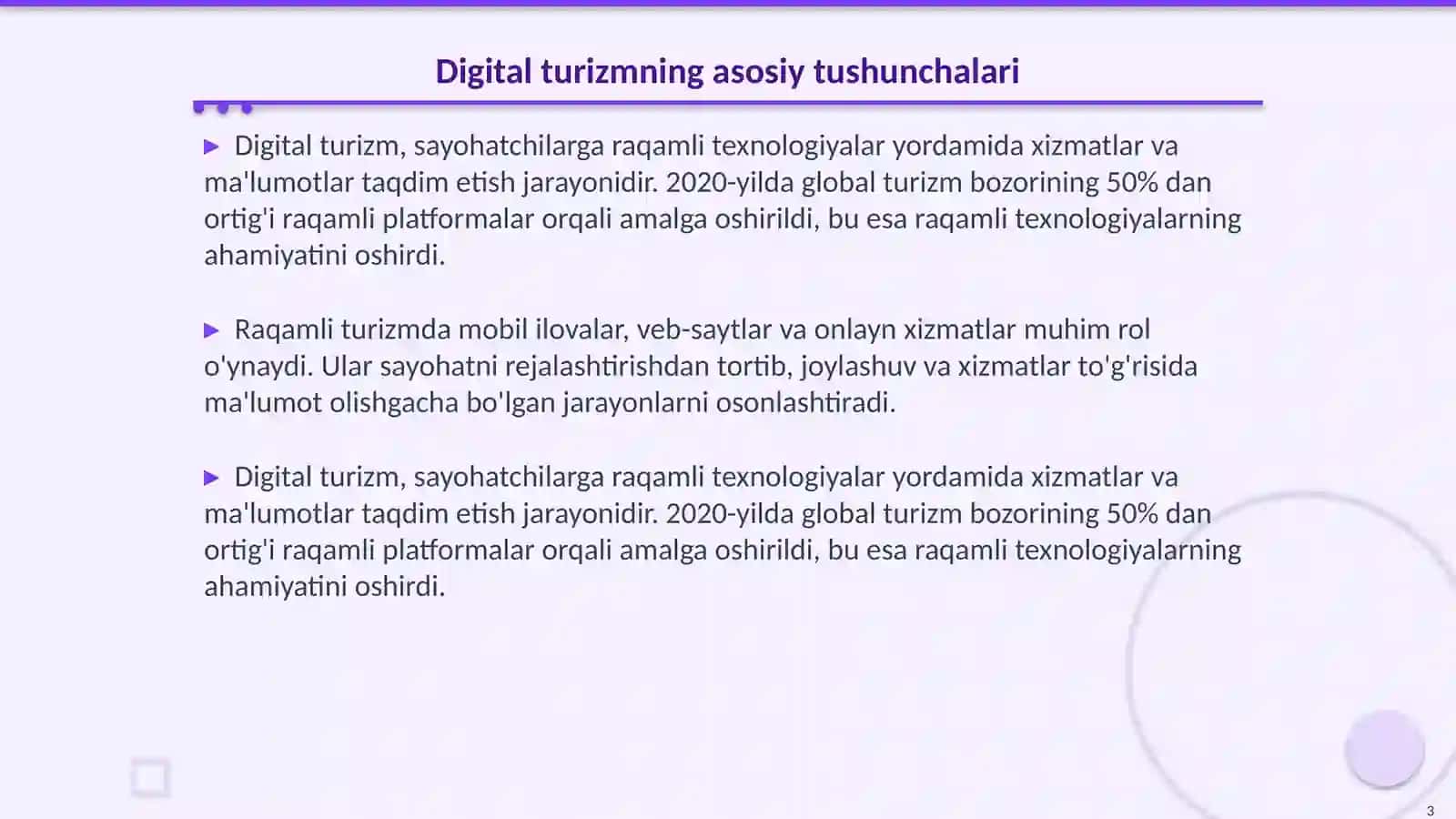 Digital turizmning asosiy tushunchalari 3