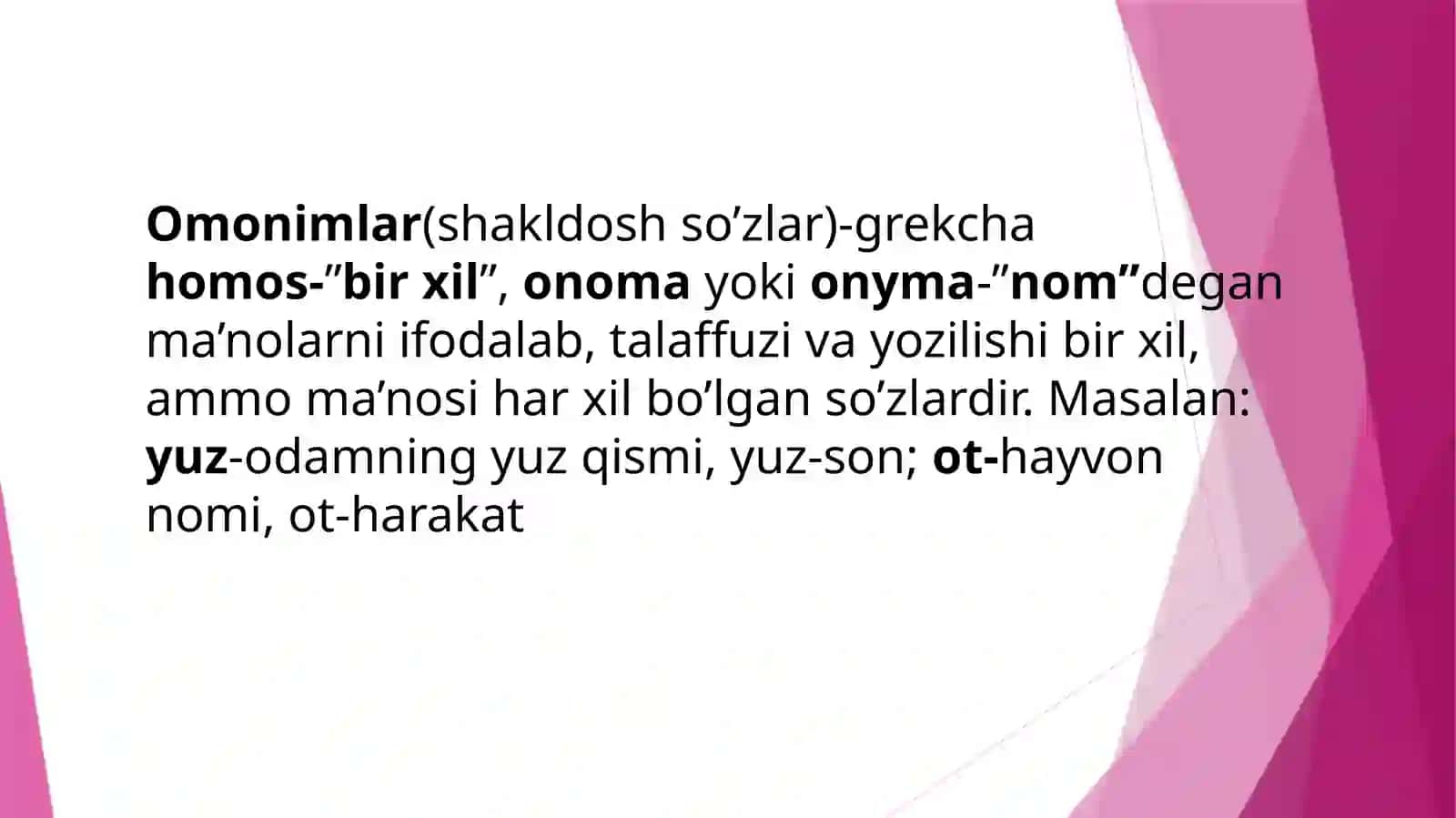 Lug’attarkibiningshaklvama’nomunosabatlarijihatidantavsiflanishi 3