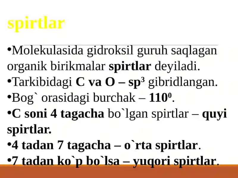 To‘yingan bir atomlispirtlar 3