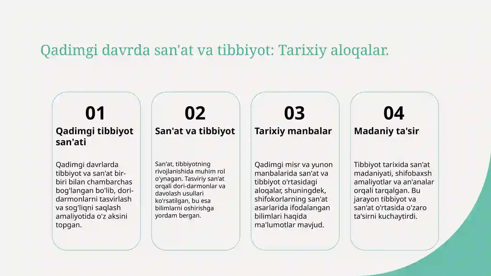 Meditsina va san'at 3