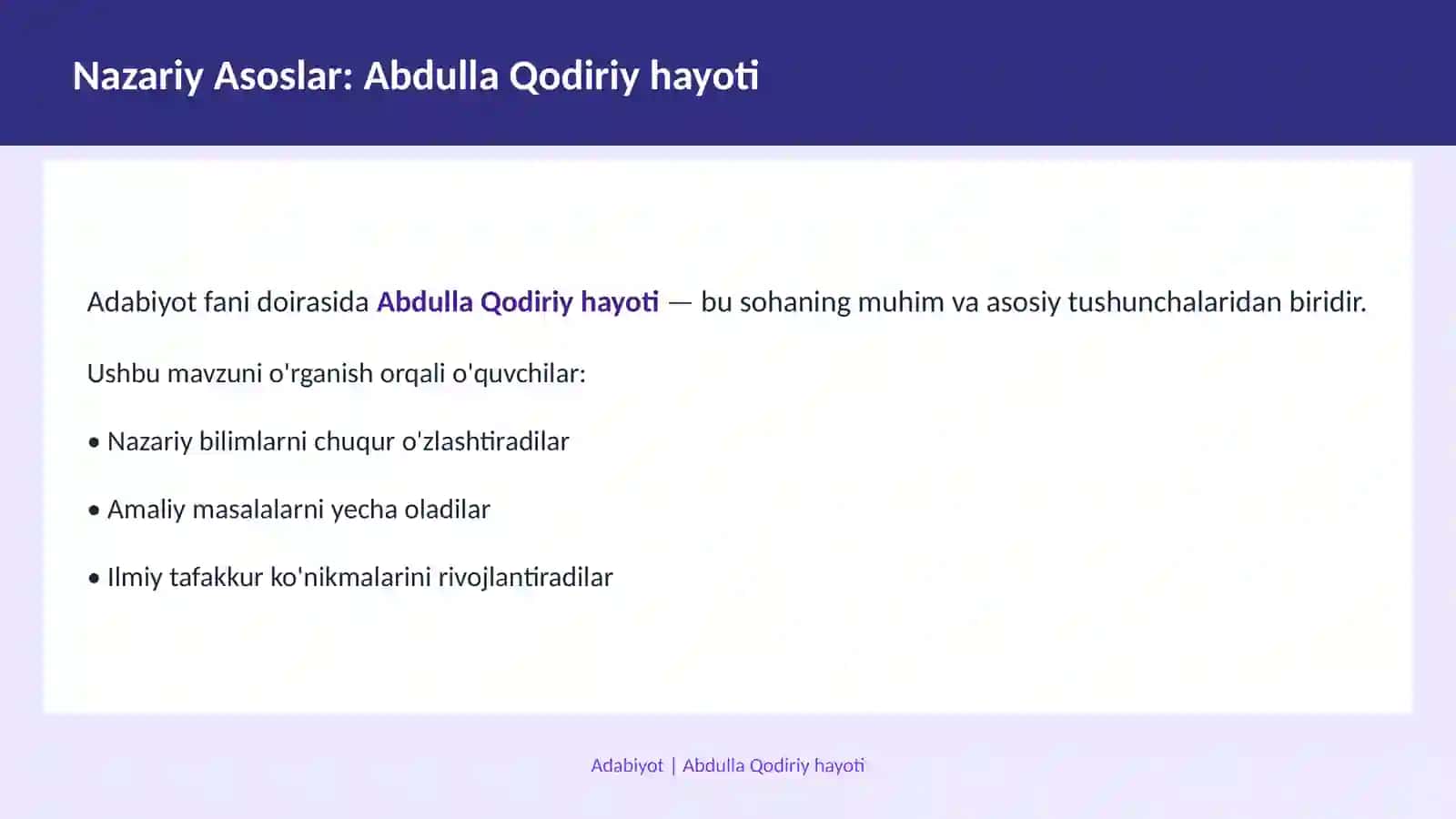 Munis va Ogahiy 3
