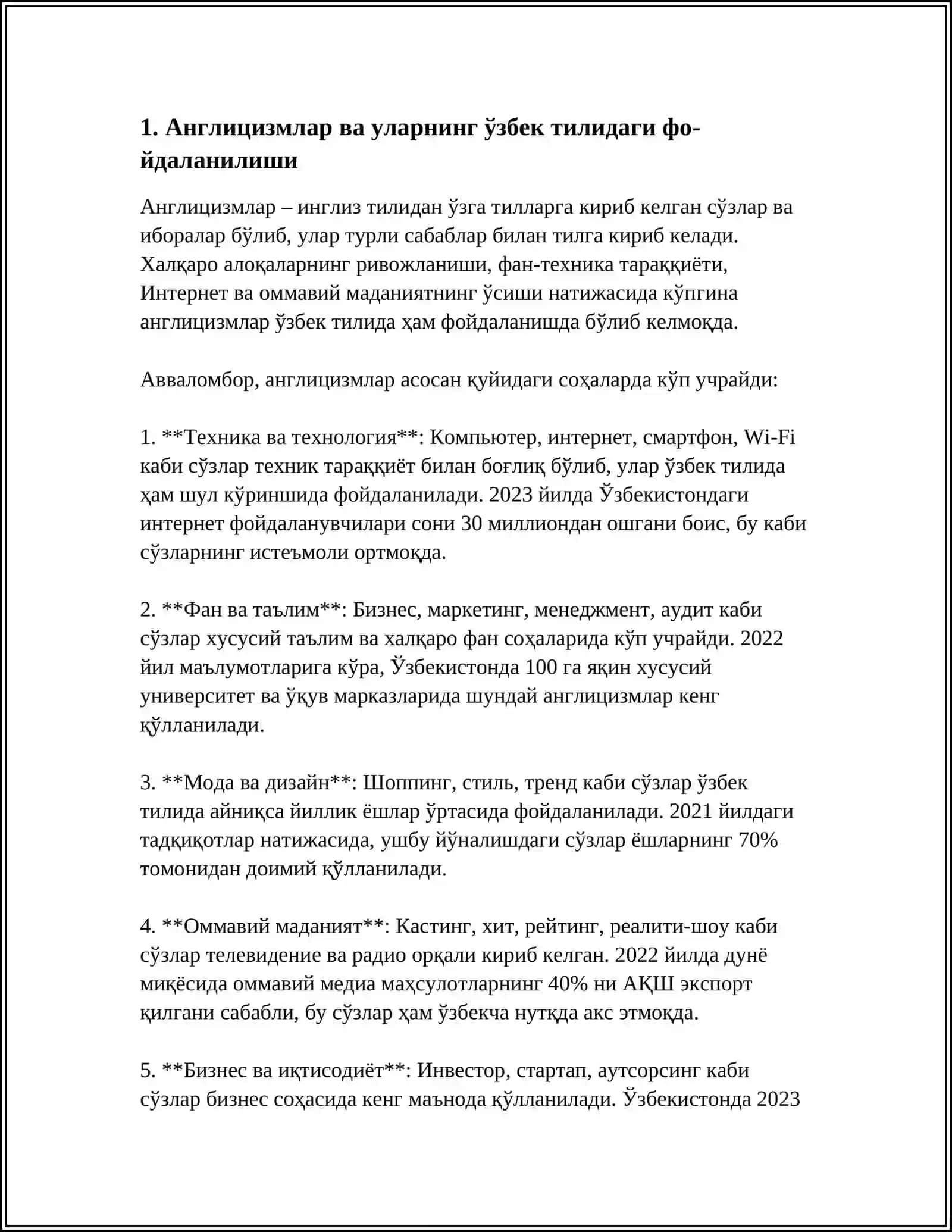 УНЛИ ФАНЕМАЛАР УЛАРНИНГ ИФОДАЛАНИШИ ТАЛАФУЗИ ВА ИМЛОСИ 3