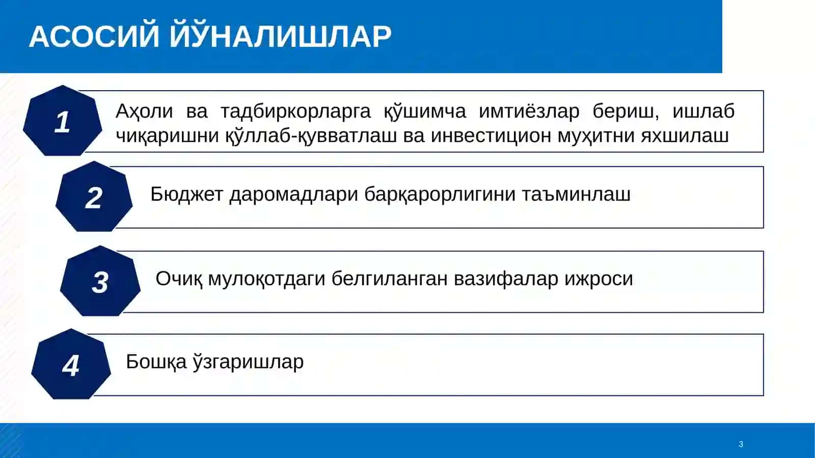 солиқ қонунчилиги киритилган асосий ўзгартиришва қўшимчалар 3
