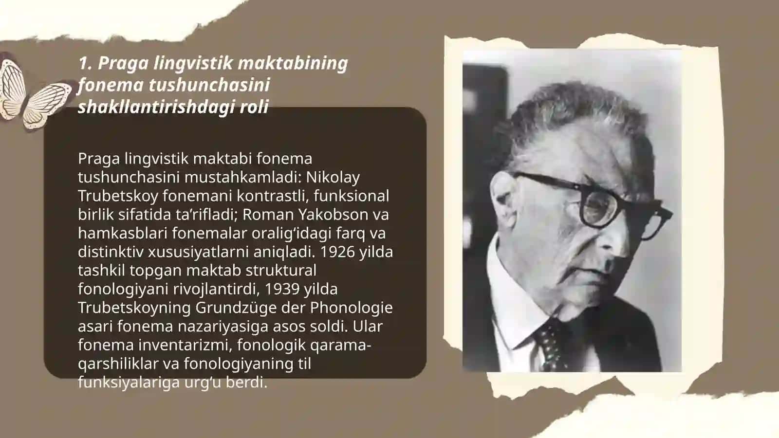 Praga lingvistik maktabida fonema nazariyasi bo'yicha qanday ishlar amalga oshirilgan? 3