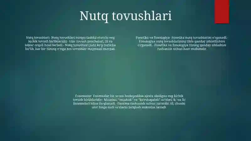 Fonetika Va Fonologiya 3