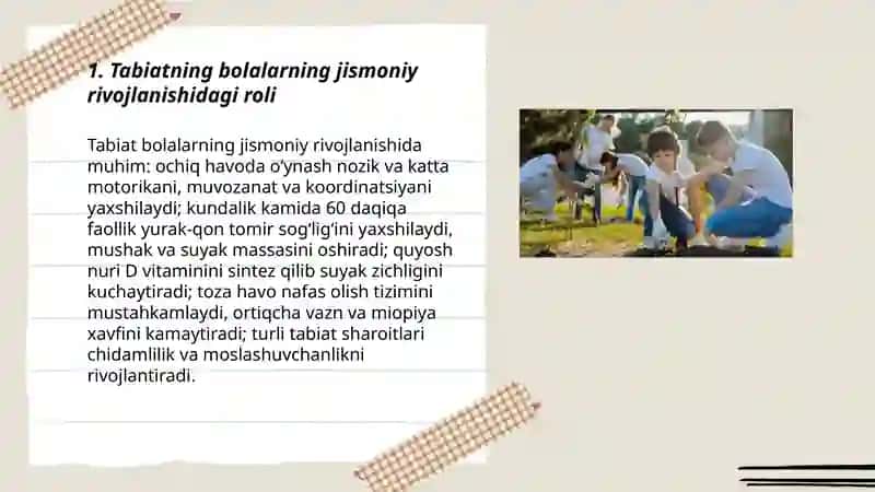 Tabiat bilan tanishtirish fanining fanlari 3