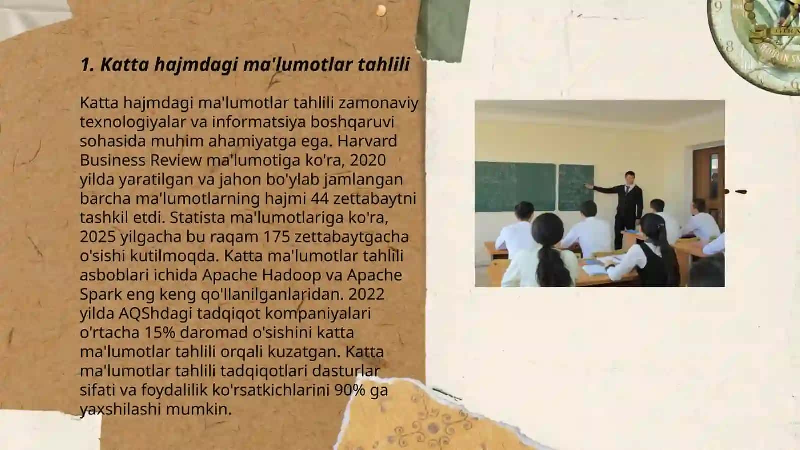 Katta hajmdagi ma'lumotlar bilan ishlash texnologiyalari 3