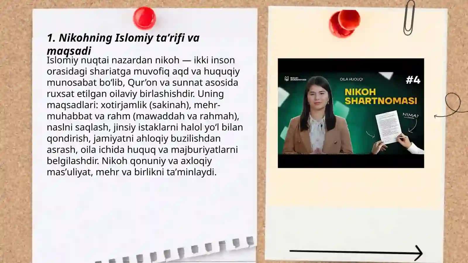 Islomda oila huquqi va nikoh tushunchasi 3