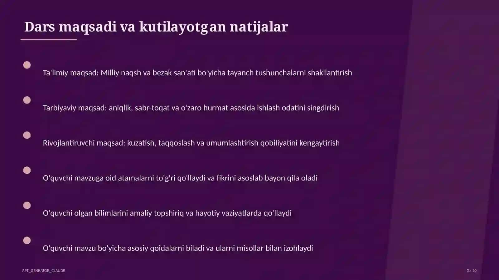 Milliy naqsh va bezak san'ati (3-sinf) 3