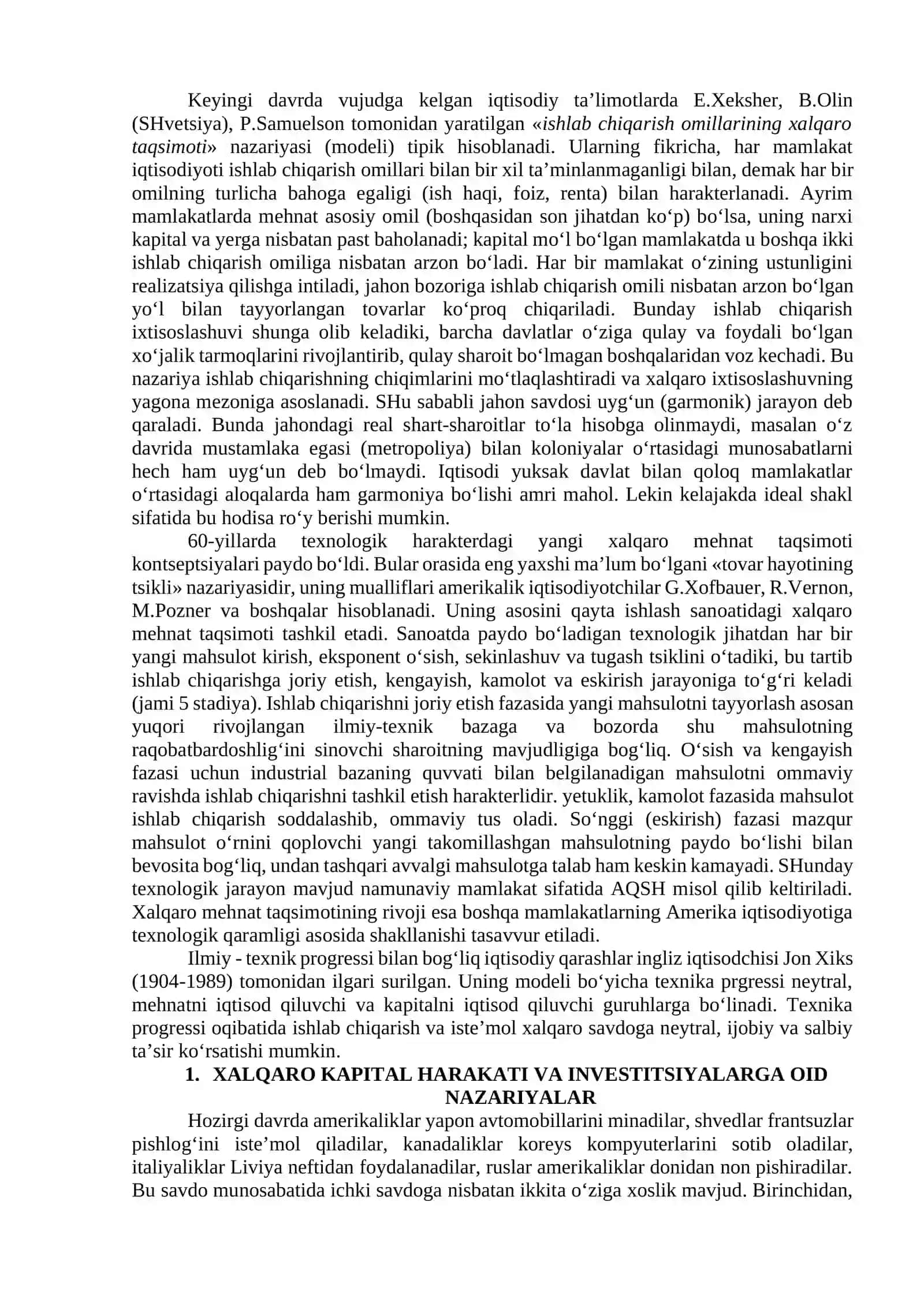 Jahon xo‘jaligi to‘g‘risidagi iqtisodiy ta’limotlar 3
