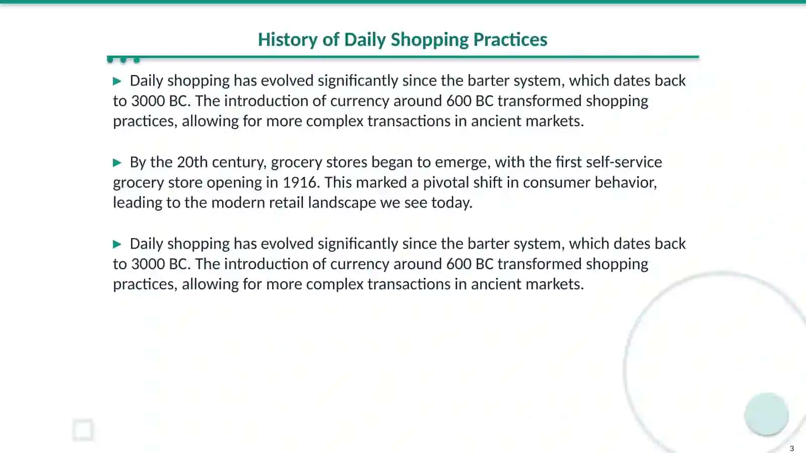 Daily Shopping 3
