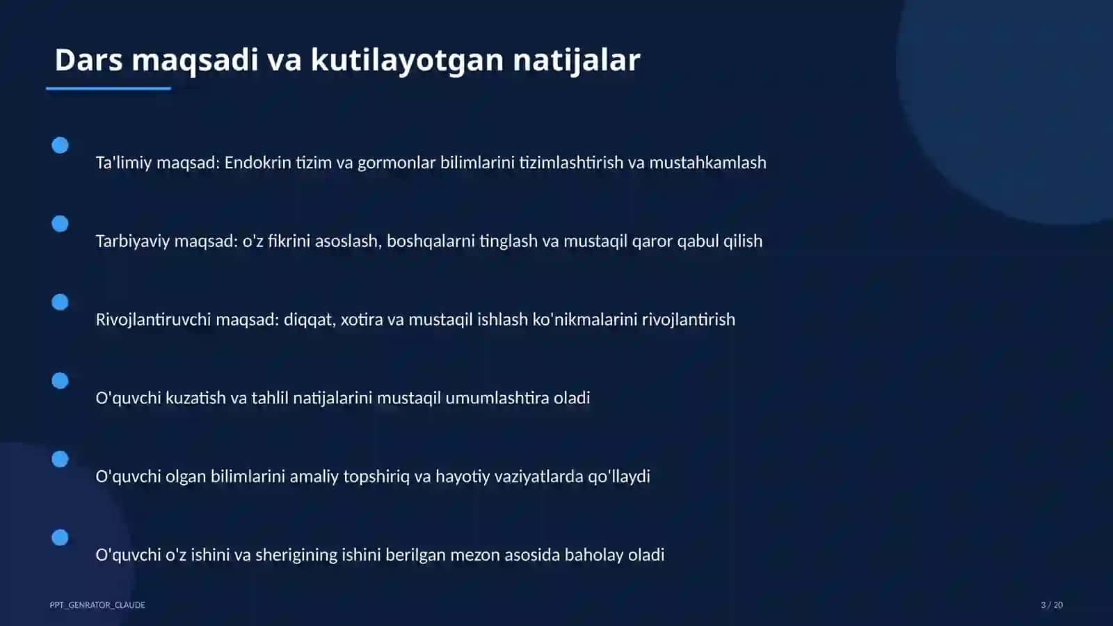 Endokrin tizim va gormonlar (8-sinf) 3