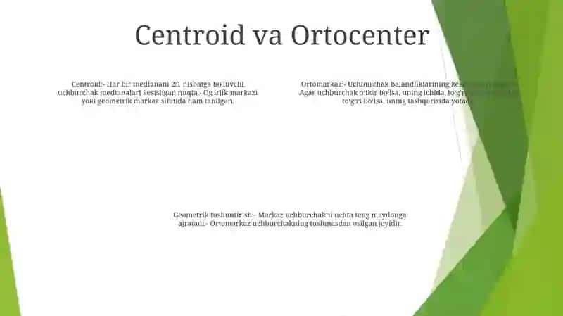 Sentriodaning Geometrik Talqini 3