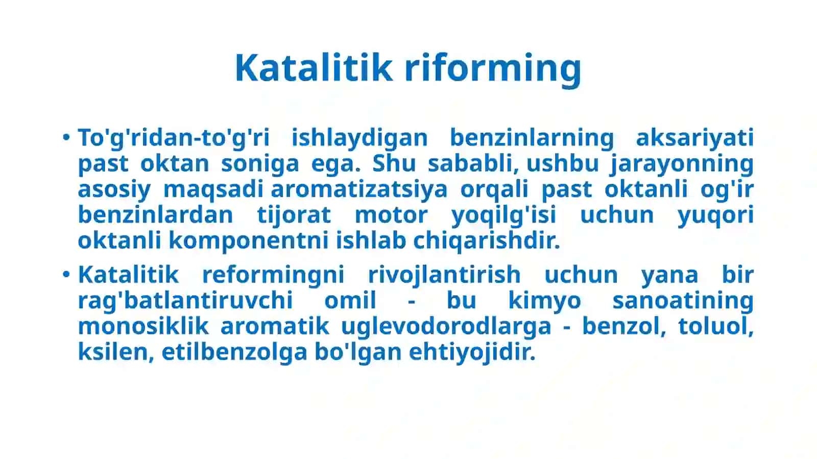 Katalitik riforming 3