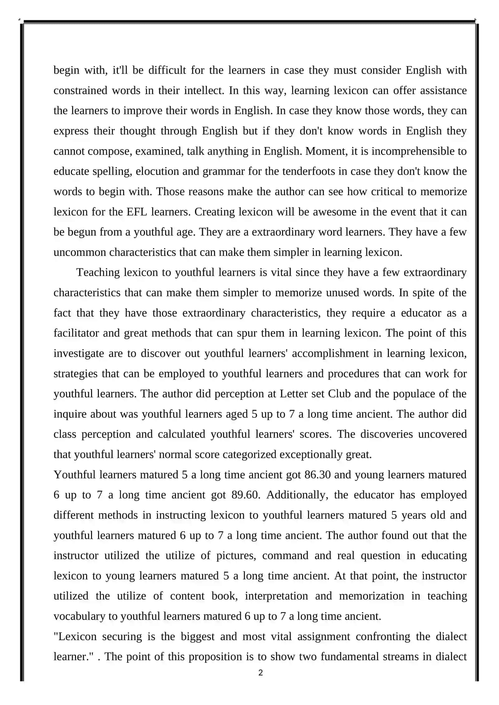 Teaching vocabulary on the topic Traditions of English speaking countries for the preintermediate level pupils 3