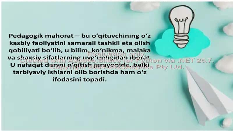 Pedagogik mahoratning tarkibiy qismlari 3