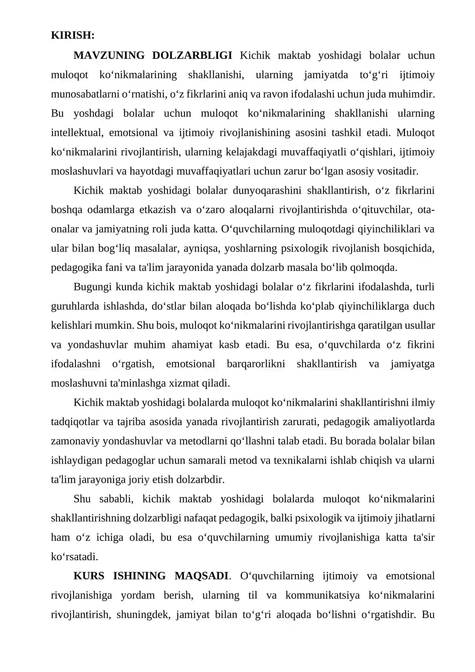 PEDAGOGIKA VA PSIXOLOGIYA FANLARINI O’QITISH METODIKASI FANIDAN  KURS ISHI 3