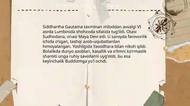 Buddaviylik dinining paydo boʻlishi 3