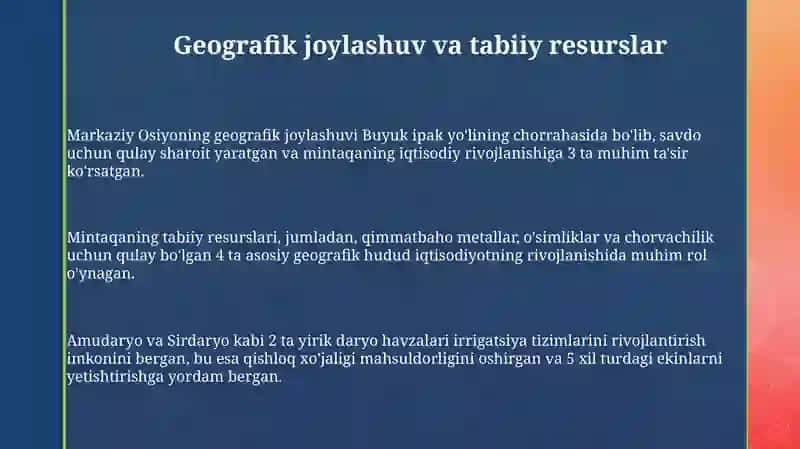 Oʼrta Osiyodagi Temuriylar davrigacha boʼlgan Iqtisodiy gʼoyalar 3