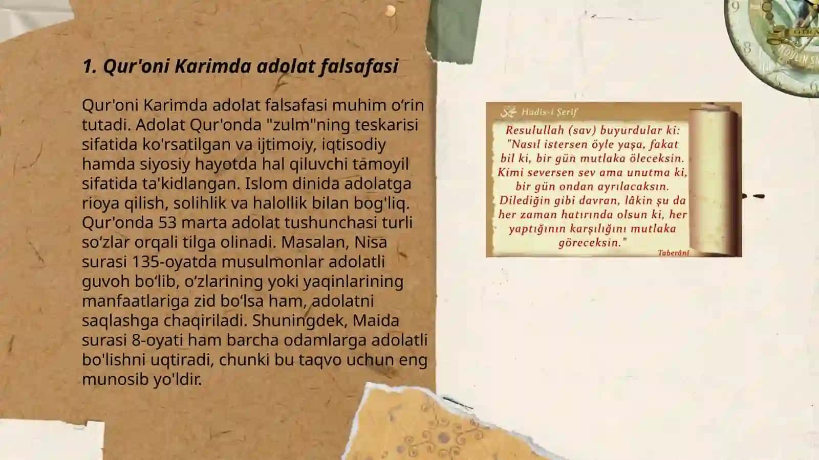 Qur'oni Karim va Hadis sharif falsafasi 3