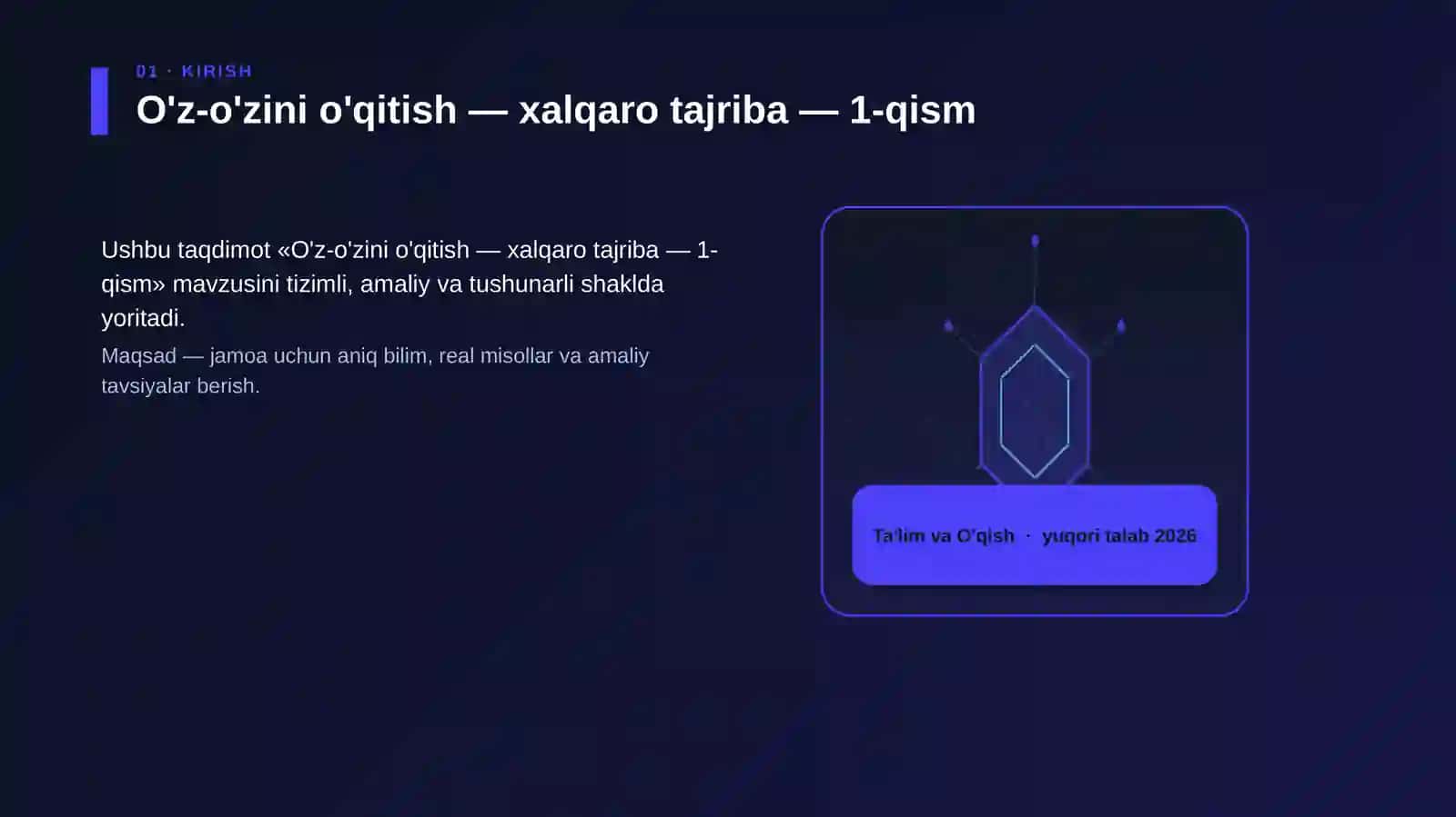 O'z-o'zini o'qitish — xalqaro tajriba — 1-qism 3