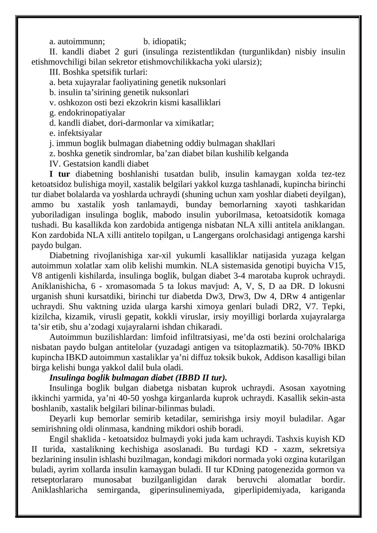 Qandli diabet... 1 va 2 tip qandli diabet differentsial tashxisi. Davolash: 1 va 2 tip qandli diabetda dieta, fitoterapiya 3
