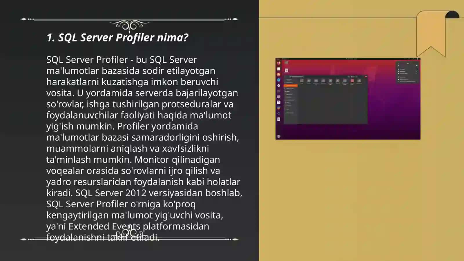 SQL Server Profiler 3