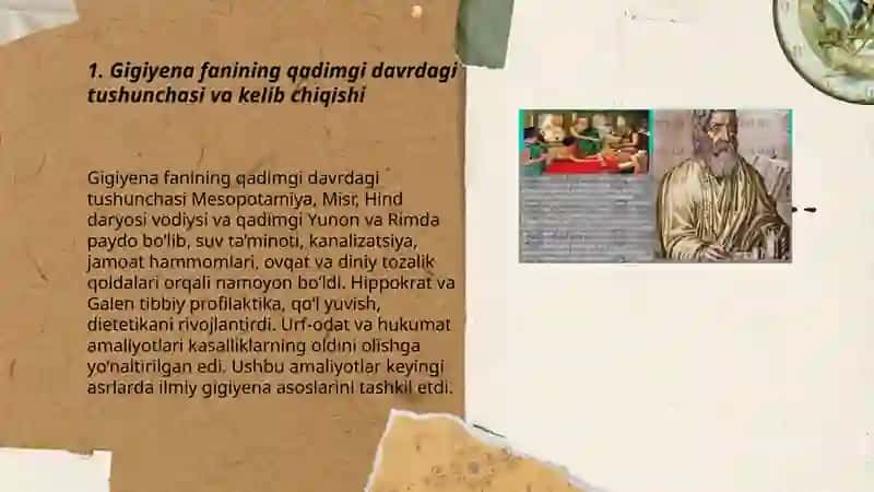 Gigiyena fanining qadimgi davrda shakllanishi 3