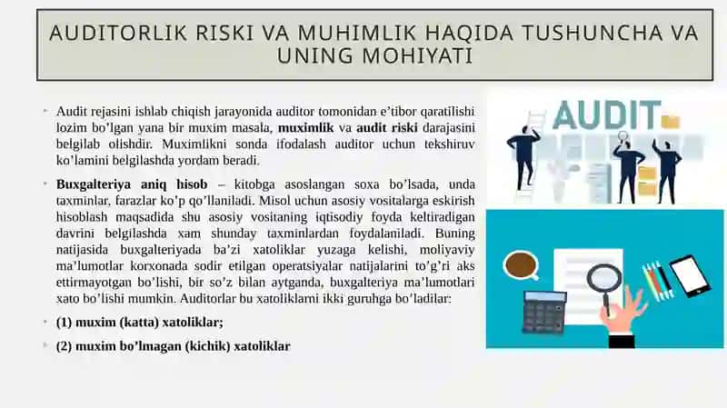 Auditorlik riski 3