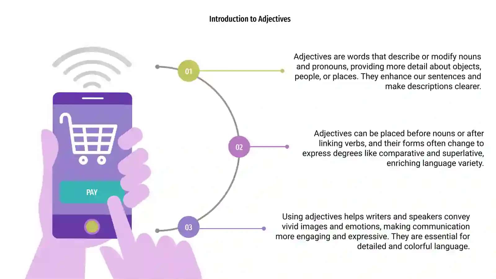 The adjective 3