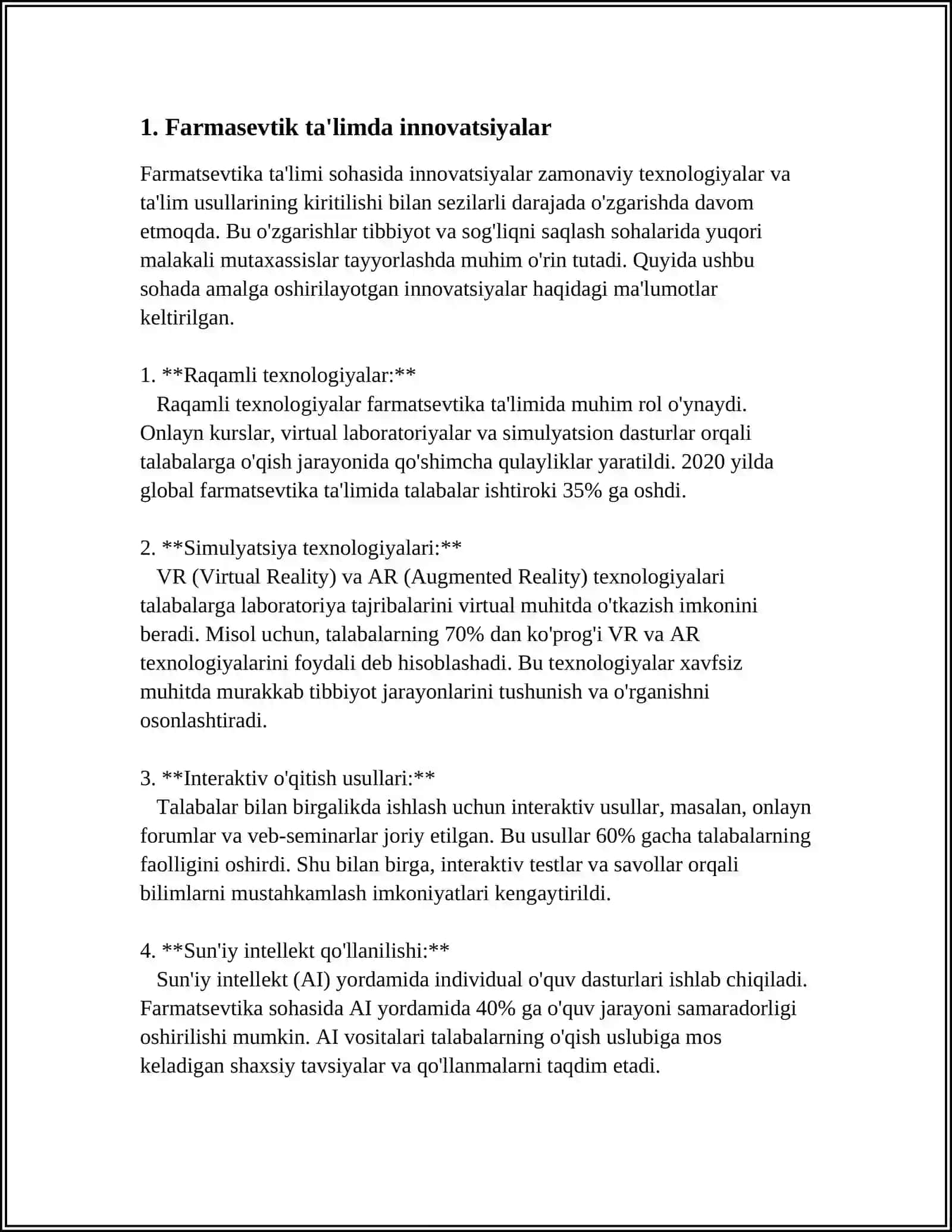 Farmasevtik ta'limda innovatsiyalar 3