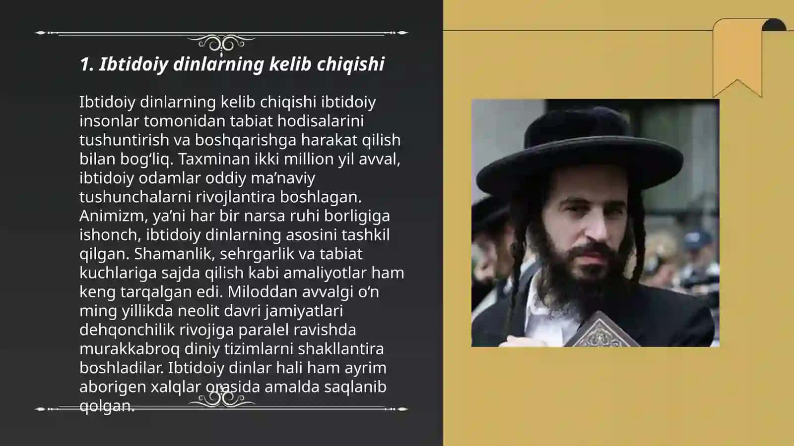 Ibtidoiy dinlar 3