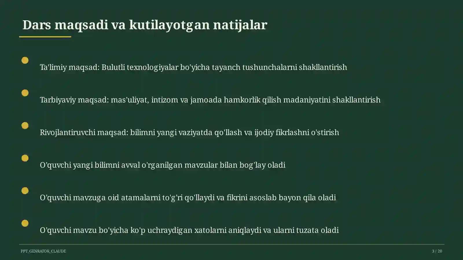 Bulutli texnologiyalar (11-sinf) 3