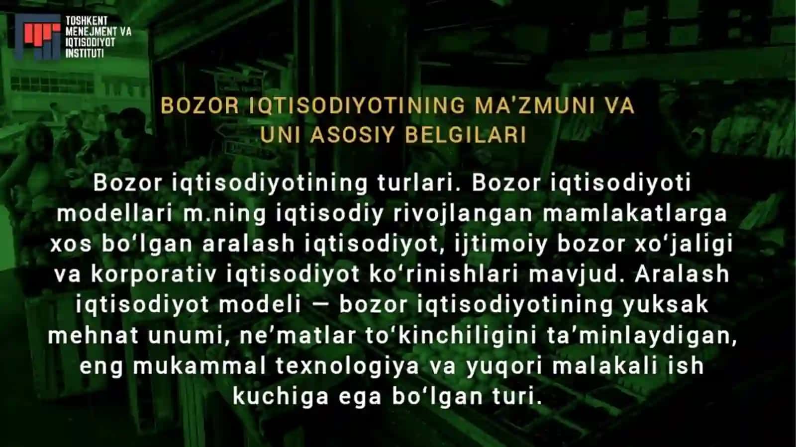 Mavzu: O'zbekiston iqtisodiyotini rivojlantirish yo'llari 3