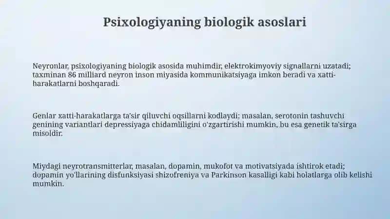 Umumiy psixologiyaning asosiy tamoyillari 3