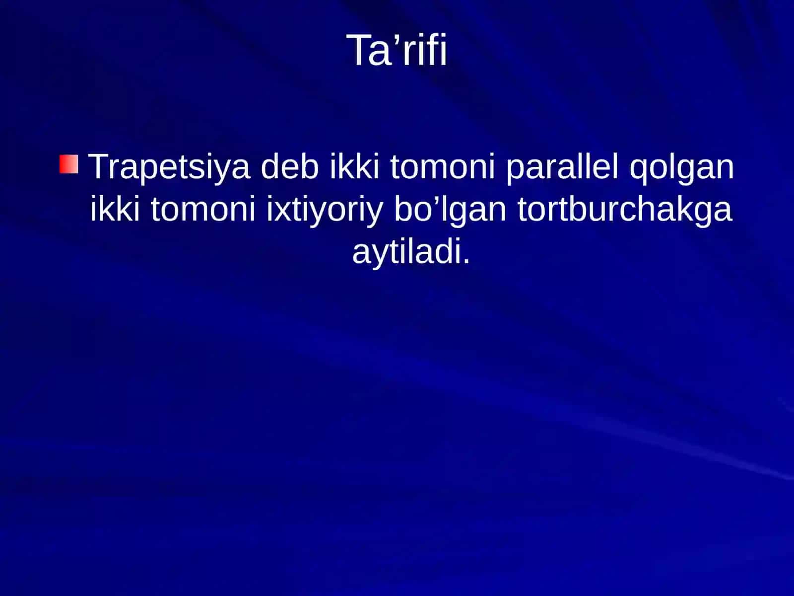 Trapetsiya 3